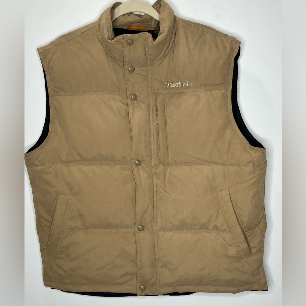 Timberland Tan Puffer Vest